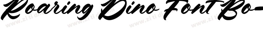 Roaring Dino Font Bo字体转换